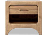 Brentwood Brioche One Drawer Nightstand w/CM by Modus Furniture at Eve Furniture