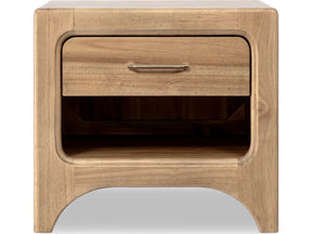 Brentwood Brioche One Drawer Nightstand w/CM by Modus Furniture at Eve Furniture