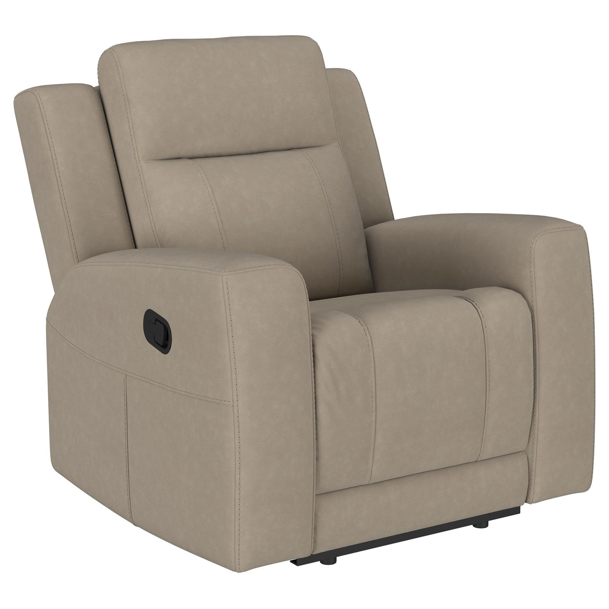 Brentwood Taupe Upholstered Recliner Chair by Coaster at Eve Furniture