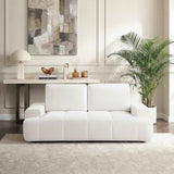 Brera Beige Loveseat by Homelegance at Eve Furniture