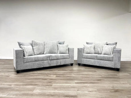 Bressilyn Grey Sofa & Loveseat by Happy Homes at Eve Furniture