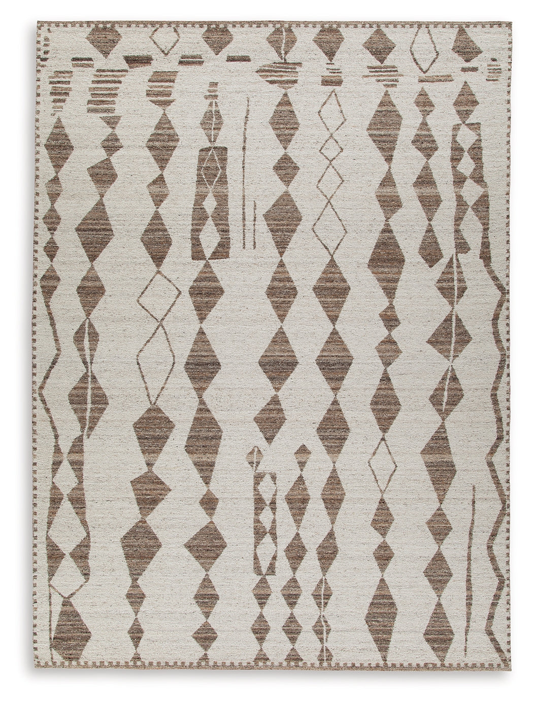Brettler Beige/Brown Extra Large Rug by ASHLEY FURNITURE at Eve Furniture