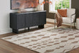 Brettler Beige/Brown Large Rug by Ashley at Eve Furniture