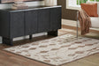 Brettler Beige/Brown Medium Rug by Ashley at Eve Furniture