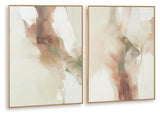 Brettwarth Green/Blue/Yellow Wall Art, Set of 2 by Ashley at Eve Furniture