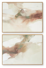 Brettwarth Green/Blue/Yellow Wall Art, Set of 2 by Ashley at Eve Furniture