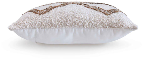 Brettwood Ivory/Brown Pillow by Ashley at Eve Furniture