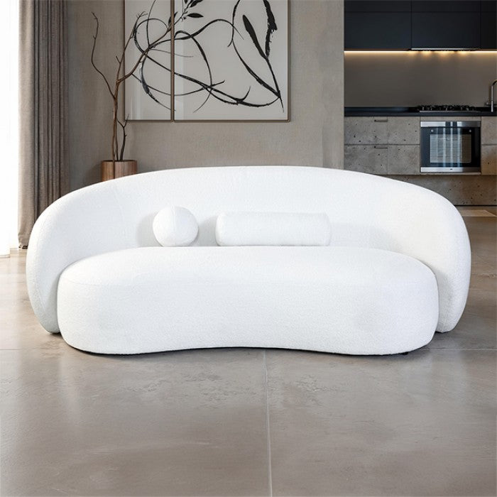 Brevik White Sofa by Furniture of America at Eve Furniture