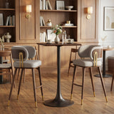 Brew Beige & Walnut Barstool by Zuomod at Eve Furniture