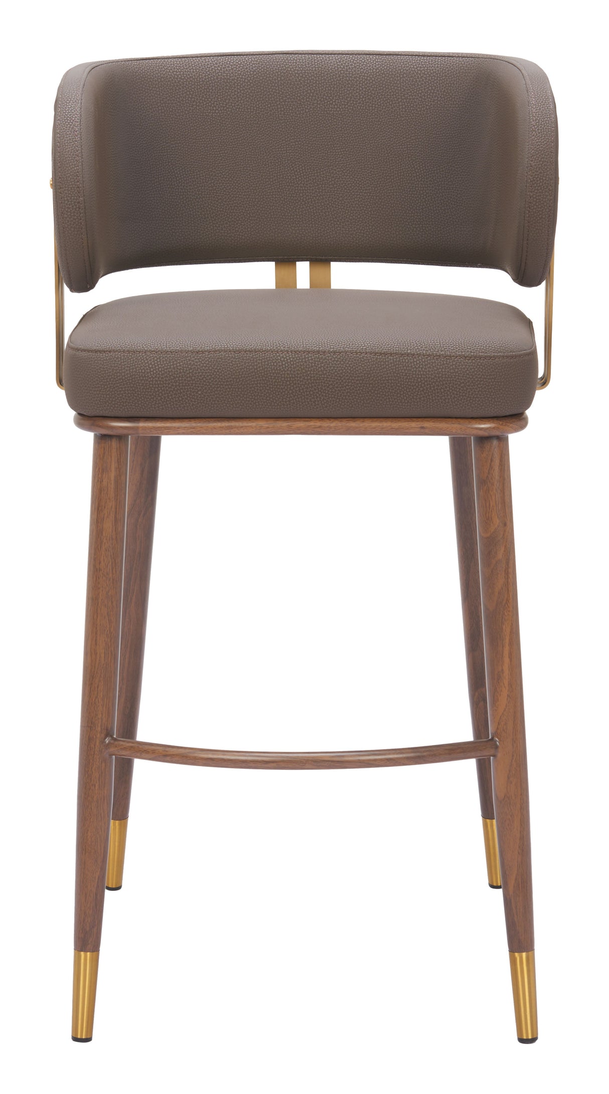 Brew Brown & Walnut Barstool by Zuomod at Eve Furniture