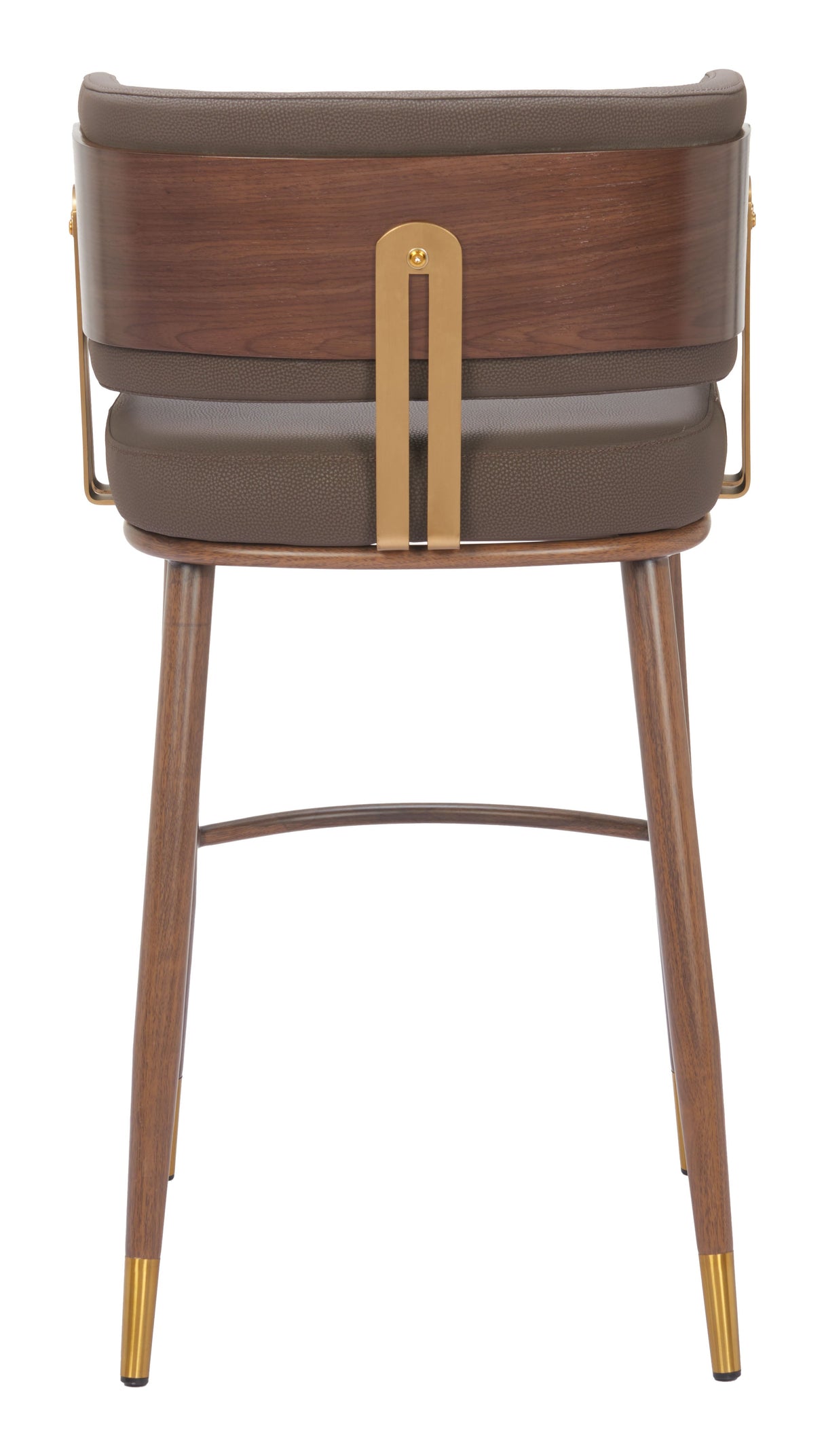 Brew Brown & Walnut Barstool by Zuomod at Eve Furniture