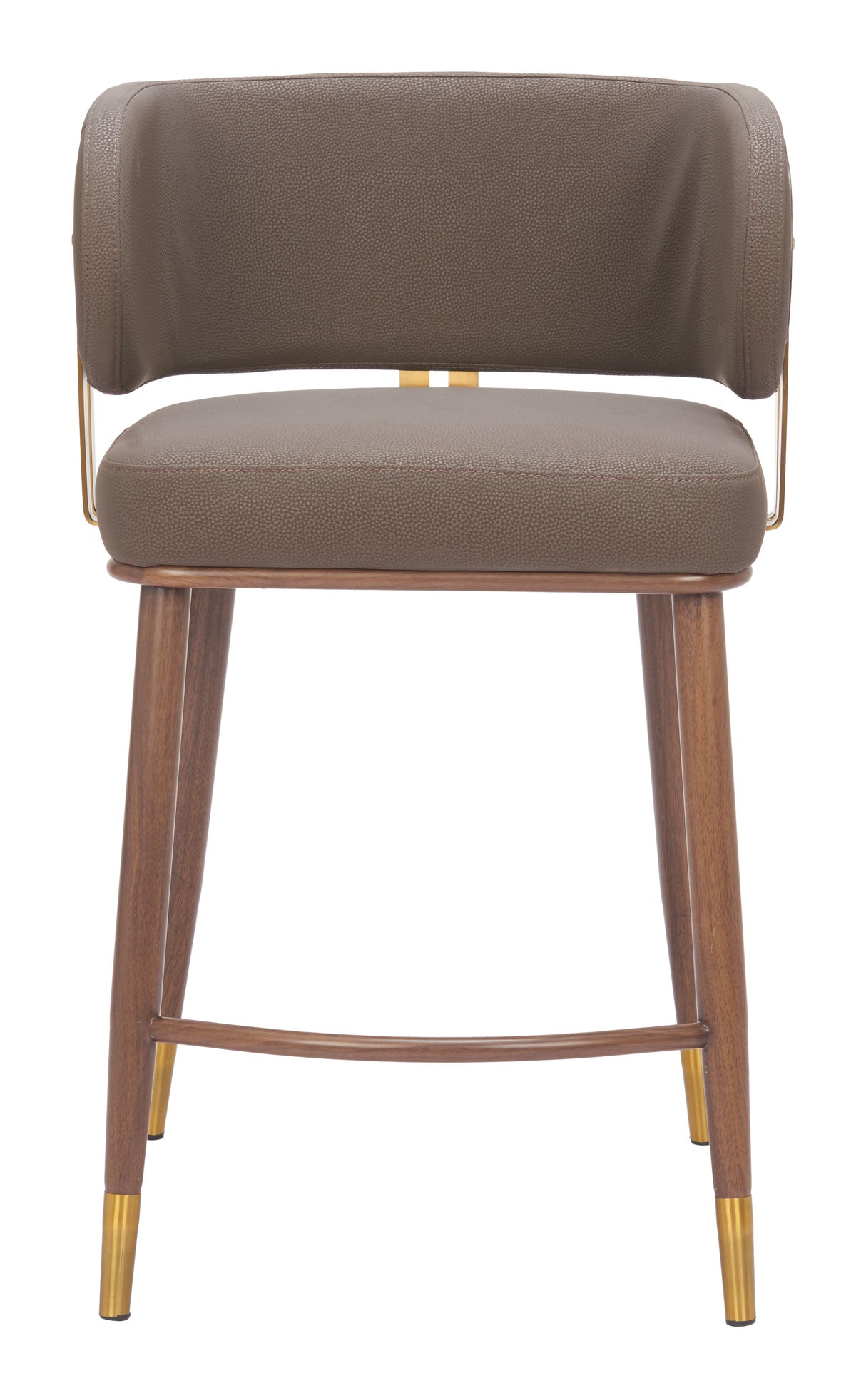 Brew Brown & Walnut Counter Stool by Zuomod at Eve Furniture