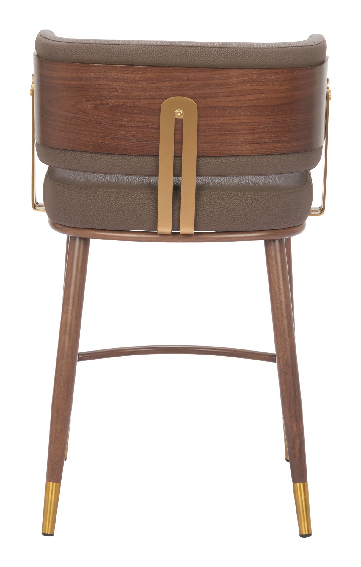 Brew Brown & Walnut Counter Stool by Zuomod at Eve Furniture
