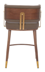 Brew Brown & Walnut Counter Stool by Zuomod at Eve Furniture