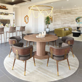 Brew Brown & Walnut Dining Chair by Zuomod at Eve Furniture