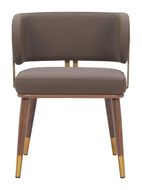 Brew Brown & Walnut Dining Chair by Zuomod at Eve Furniture