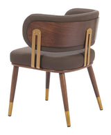 Brew Brown & Walnut Dining Chair by Zuomod at Eve Furniture