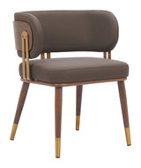 Brew Brown & Walnut Dining Chair by Zuomod at Eve Furniture