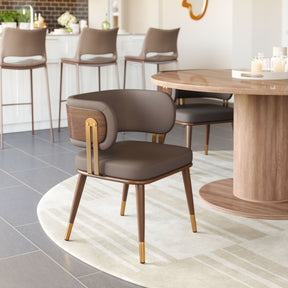 Brew Brown & Walnut Dining Chair by Zuomod at Eve Furniture