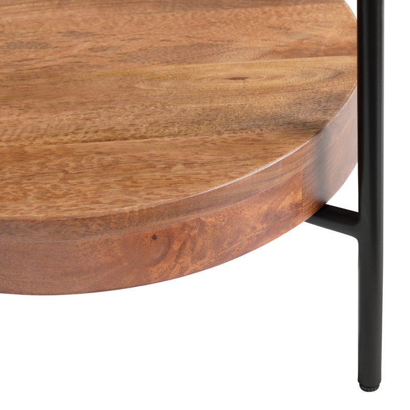 Brewpub White/Brown End Table by Crestview at Eve Furniture