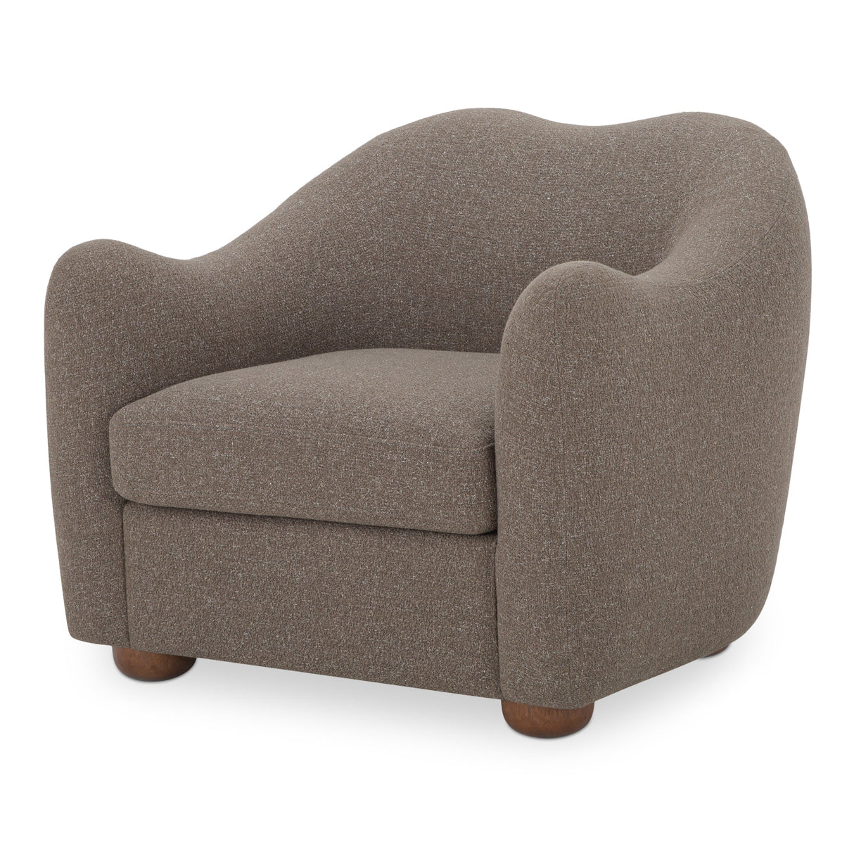 Bria Brown Accent Chair by MOES at Eve Furniture
