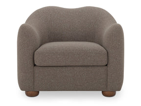 Bria Brown Accent Chair by MOES at Eve Furniture