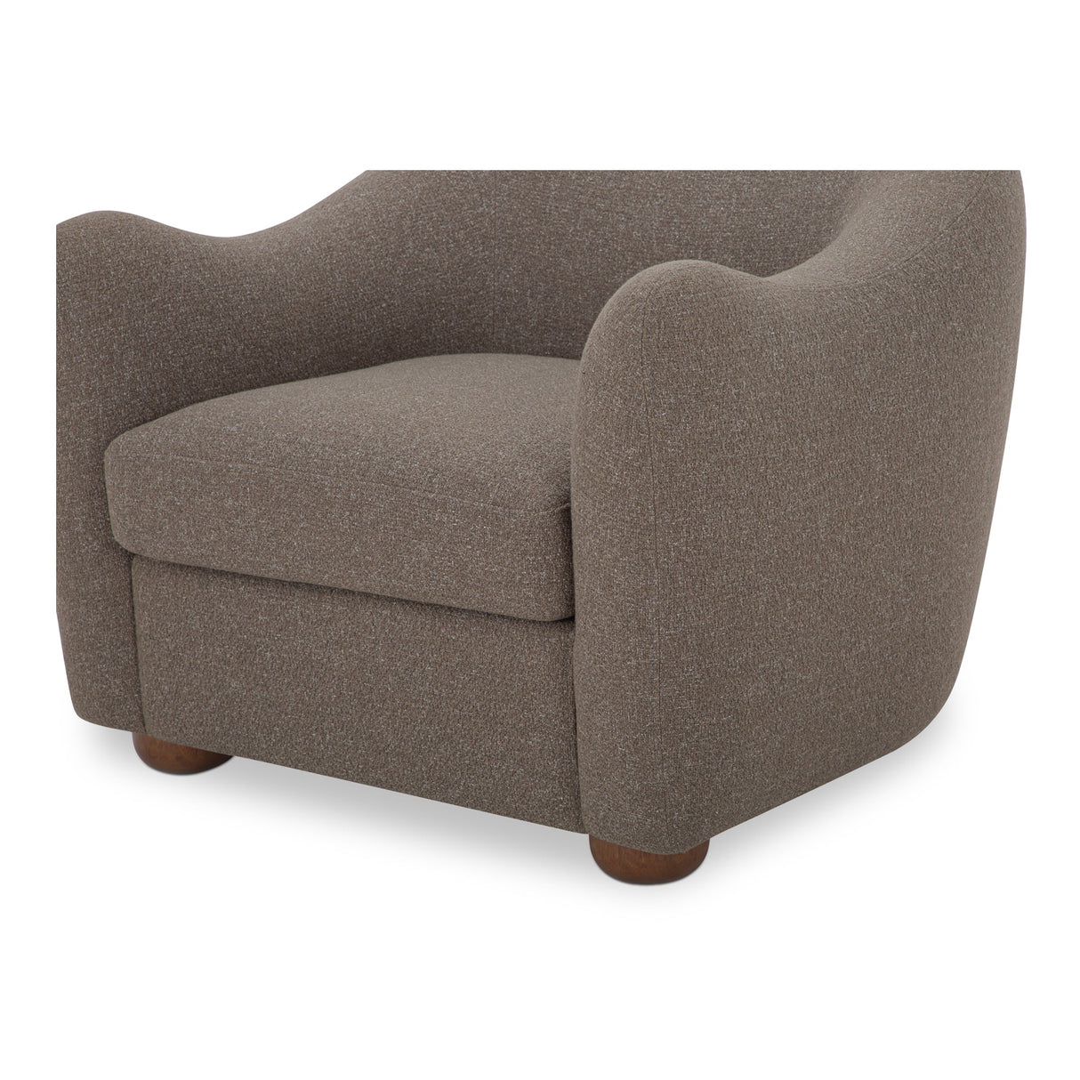 Bria Brown Accent Chair by Moe's Home at Eve Furniture