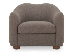 Bria Brown Accent Chair by Moe's Home at Eve Furniture