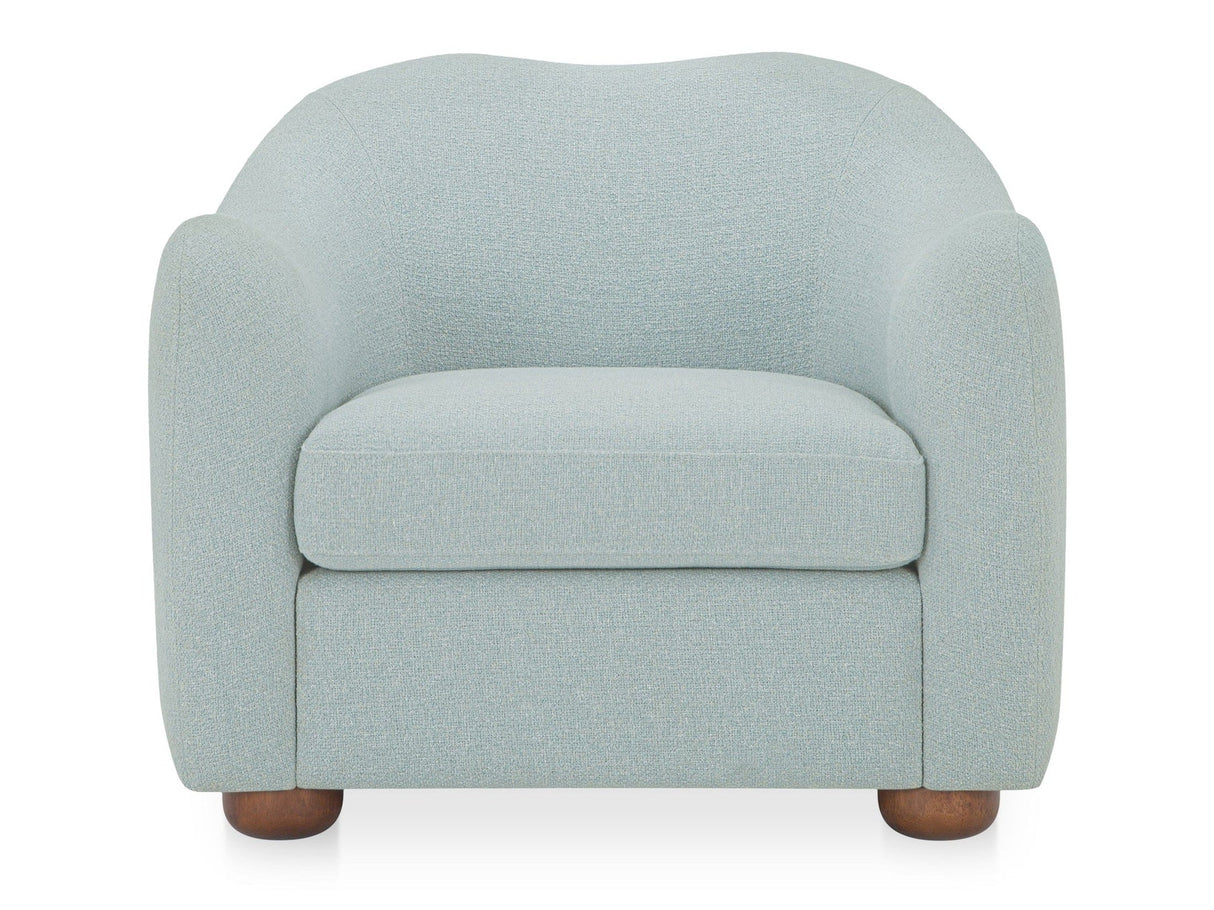 Bria Light Blue Accent Chair by MOES at Eve Furniture
