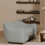 Bria Light Blue Sofa by Moe's Home at Eve Furniture