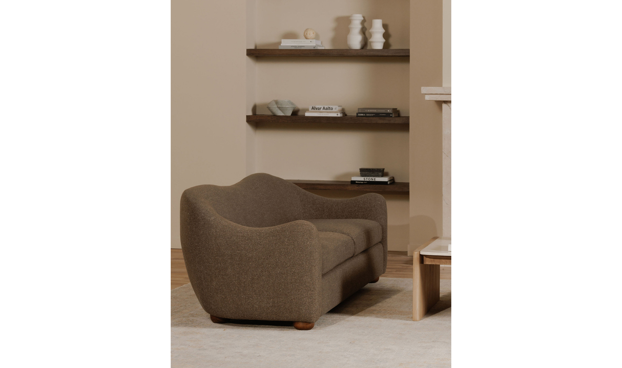 Bria Sofa Brown by Moe's Home at Eve Furniture