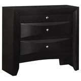 Briana Black 5-Piece Eastern King Storage Bedroom Set with Bookcase Headboard by Coaster at Eve Furniture