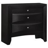 Briana Black 5-Piece Queen Storage Bedroom Set with Bookcase Headboard by Coaster at Eve Furniture