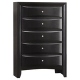 Briana Black 5-Piece Queen Storage Bedroom Set with Bookcase Headboard by Coaster at Eve Furniture