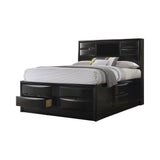 Briana California King Platform Storage Bed Black by Coaster at Eve Furniture