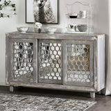 Brianna Weathered Gray Cabinet by Furniture of America at Eve Furniture