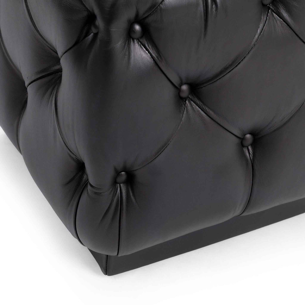 Briar 18" Square Ottoman - Midnight Raven by Classic Home at Eve Furniture