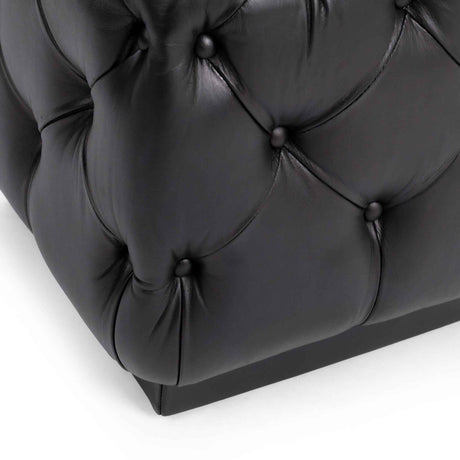 Briar 18" Square Ottoman - Midnight Raven by Classic Home at Eve Furniture