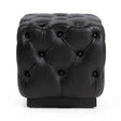 Briar 18" Square Ottoman - Midnight Raven by Classic Home at Eve Furniture