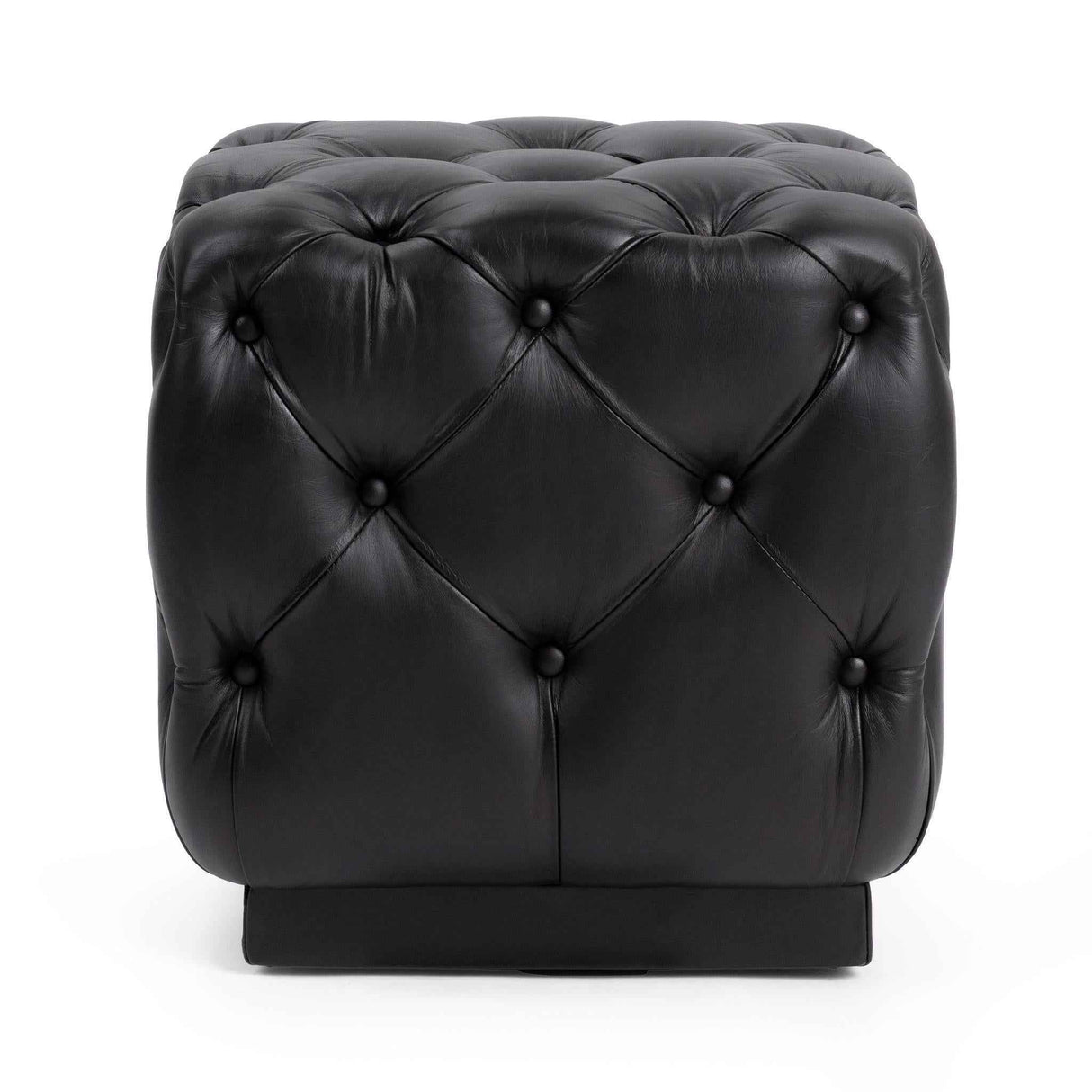 Briar Midnight Raven 18" Square Ottoman by Classic Home at Eve Furniture