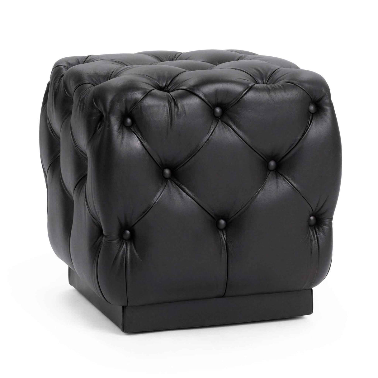 Briar Midnight Raven 18" Square Ottoman by Classic Home at Eve Furniture