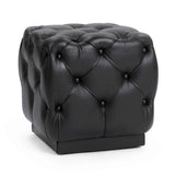 Briar Midnight Raven 18" Square Ottoman by Classic Home at Eve Furniture