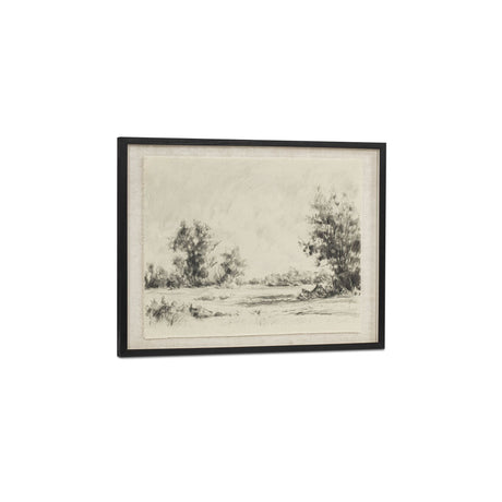 Briar Multi Color Framed Print On Linen by MOES at Eve Furniture
