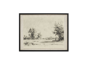 Briar Multi Color Framed Print On Linen by MOES at Eve Furniture