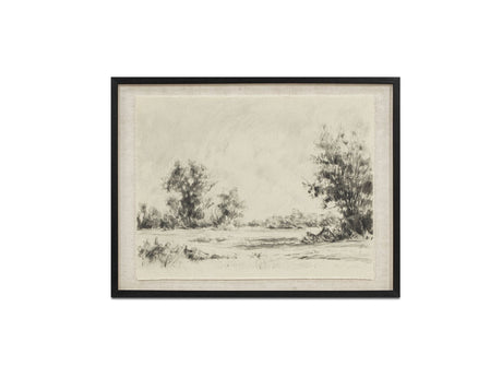 Briar Multi Color Framed Print On Linen by MOES at Eve Furniture