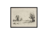 Briar Multi Color Framed Print On Linen by Moe's Home at Eve Furniture