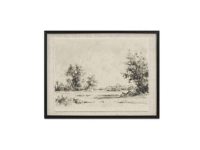 Briar Multi Color Framed Print On Linen by Moe's Home at Eve Furniture