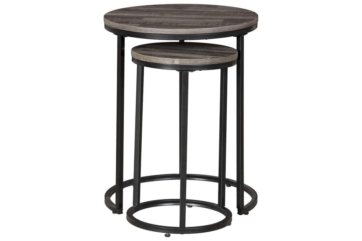 Briarsboro Black/Gray Accent Table by Ashley at Eve Furniture