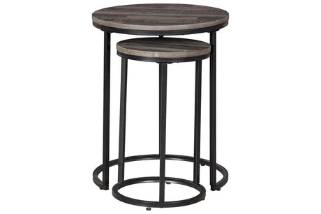 Briarsboro Black/Gray Accent Table by Ashley at Eve Furniture