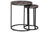 Briarsboro Black/Gray Accent Table by Ashley at Eve Furniture